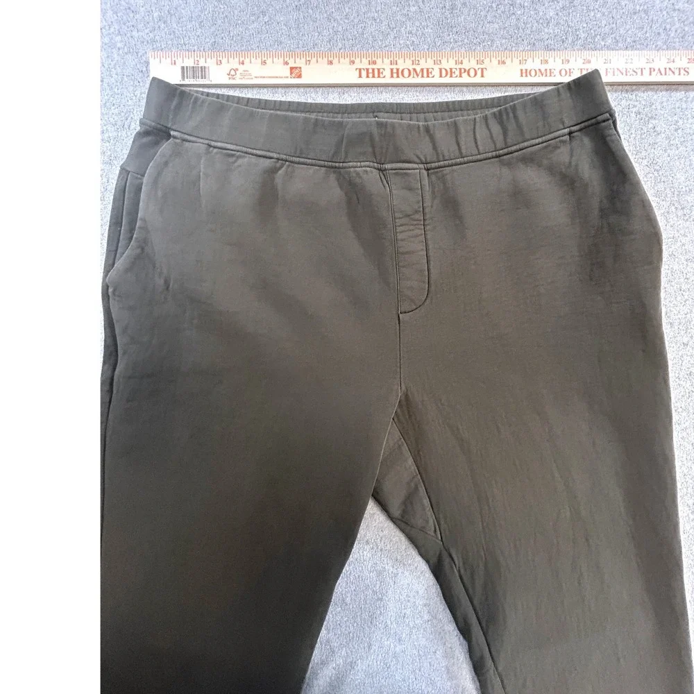 Banana Republic Jogger Pants Mens XXL‎ Olive Green Cotton Blend Zipper Cuffs